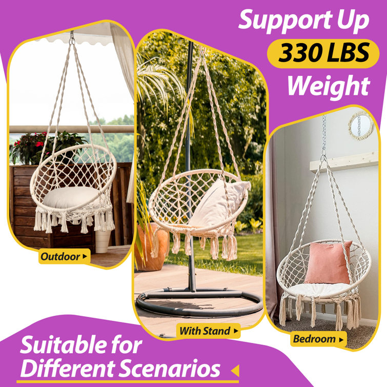 Boho hanging chair online gardenline